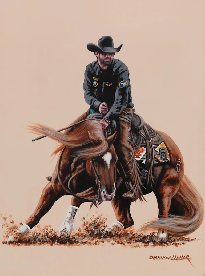 Adan Banuelos — painting by Shannon Lawlor