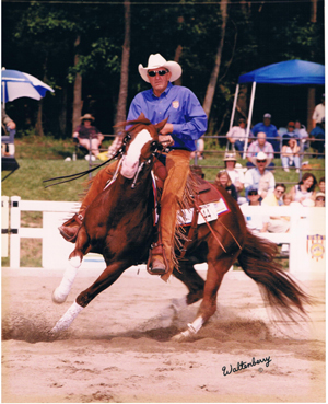 Bill Horn competing on Trashadeous — Photo © Waltenbury