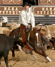 Boyd Rice competing at the NCHA Futurity