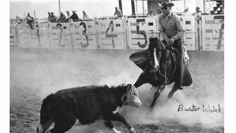 Buster Welch aboard Marion's Girl — his first NCHA World Champion