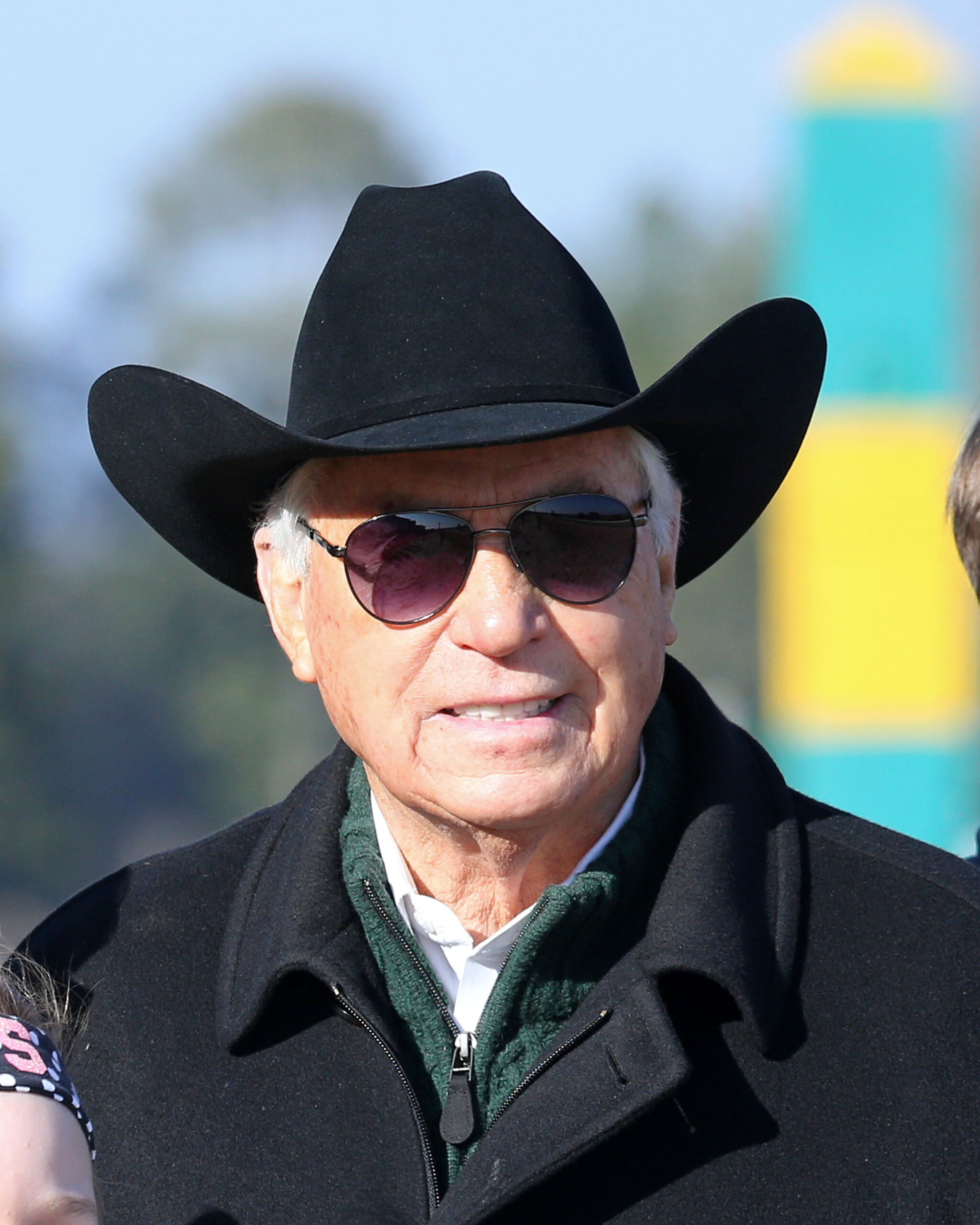 D. Wayne Lukas — later years portrait at the racetrack
